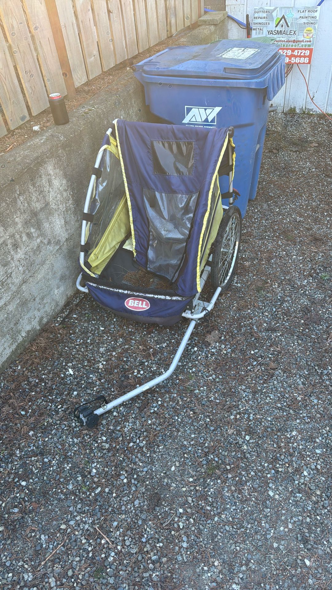 Free Bike Trailer Need Cleaning Maybe Tubes