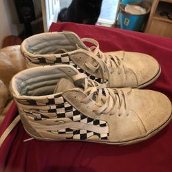 Vans checkered flames