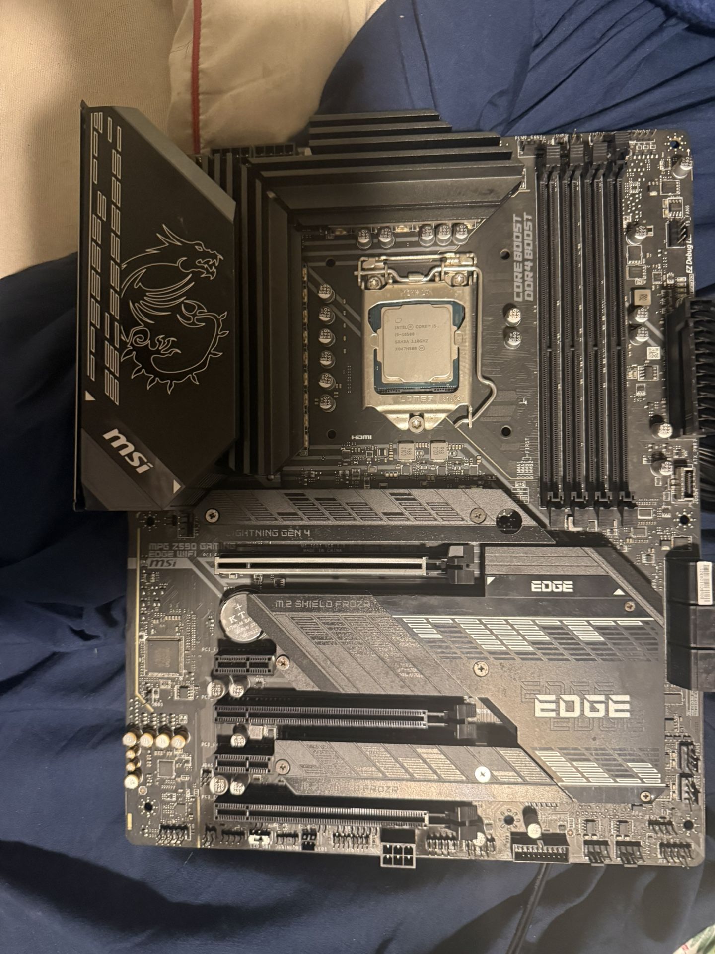 i5 10th Gen CPU With Motherboard