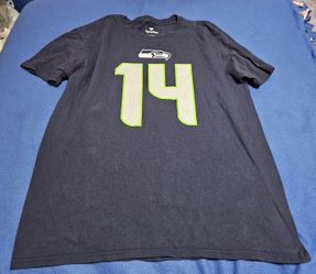 Used Seattle Seahawks DK Metcalf Fanatics Player's T-shirt, Men's Large 