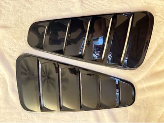 2010-2014 Ford Mustang GT, GT500, Roush, Boss, OEM quarter glass window louvers