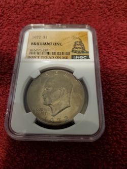 1972 Eisenhower  Dollar  UNC