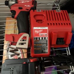 Brand New Milwaukee Impact With Battery In Charge 