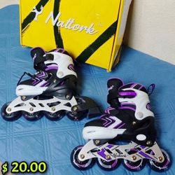 Black/purple Inline Skates 