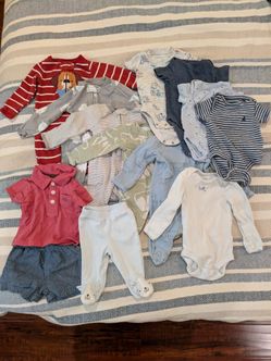 Newborn Baby Boy Outifts/Bodysuit/Beanies/Mitts/Socks