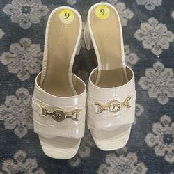 Used once conwomen heel shoes size 9