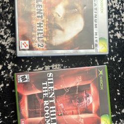 Original Xbox Games - Silent Hill 2 & 4 Complete -140$