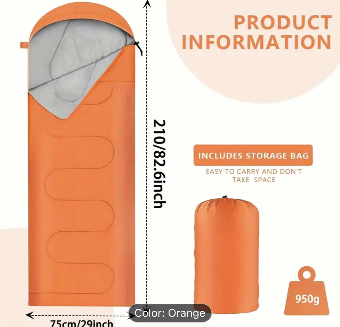 Versatile 4-Season Waterproof Camping Sleeping Bag For Adults & Kids - Ideal For Backpacking, Hiking, And Outdoor Adventures