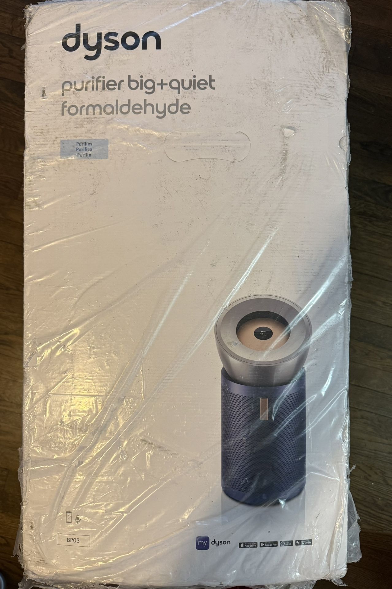 Dyson BP03 10 -Speed Smart Compatible Blue/Nickel HEPA Air Purifier