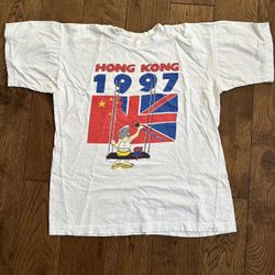 Hong Kong 1997 Independence vintage single stitch t-shirt size small