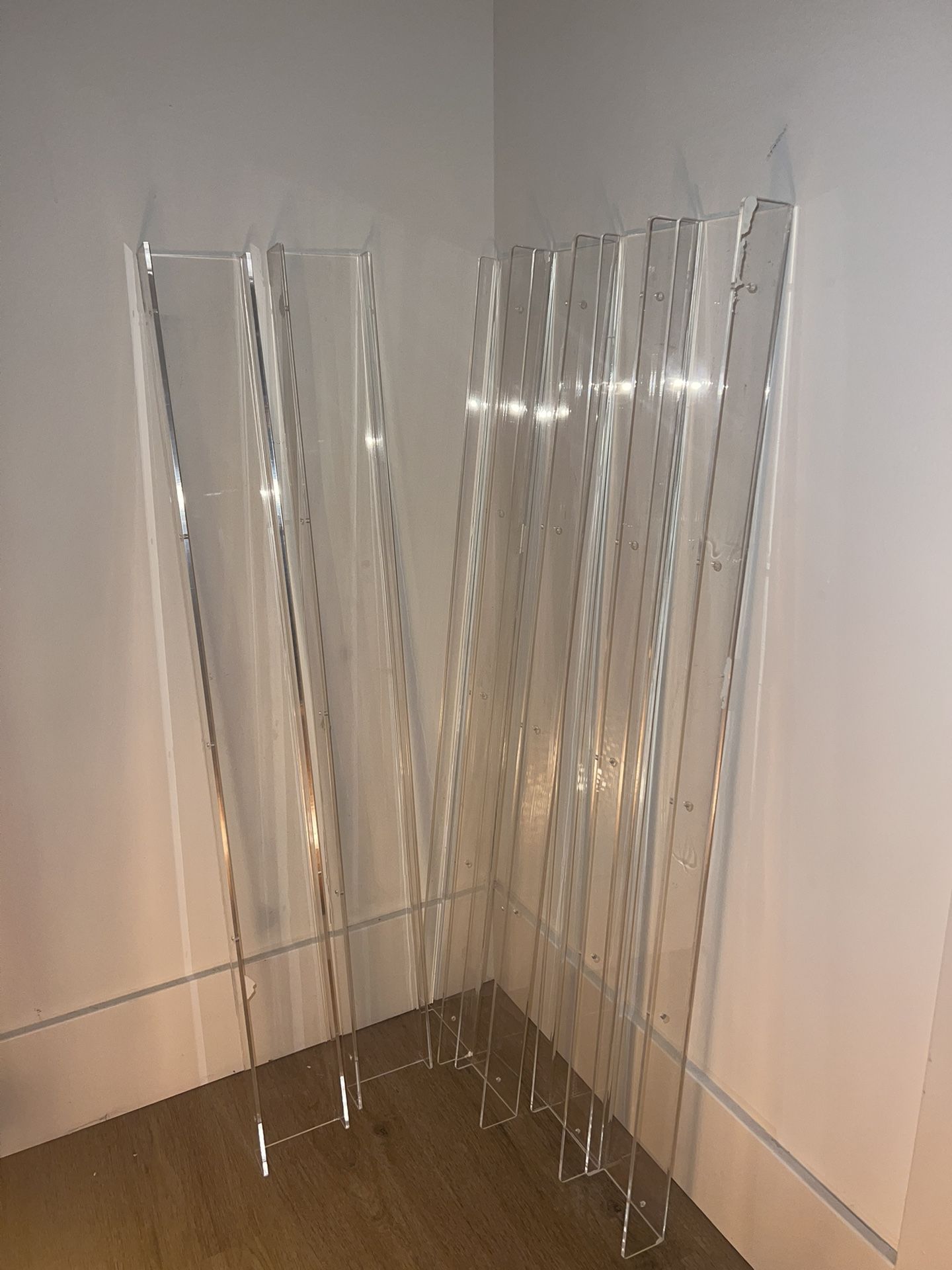 Acrylic Shelves 6 Packs, 36 inches