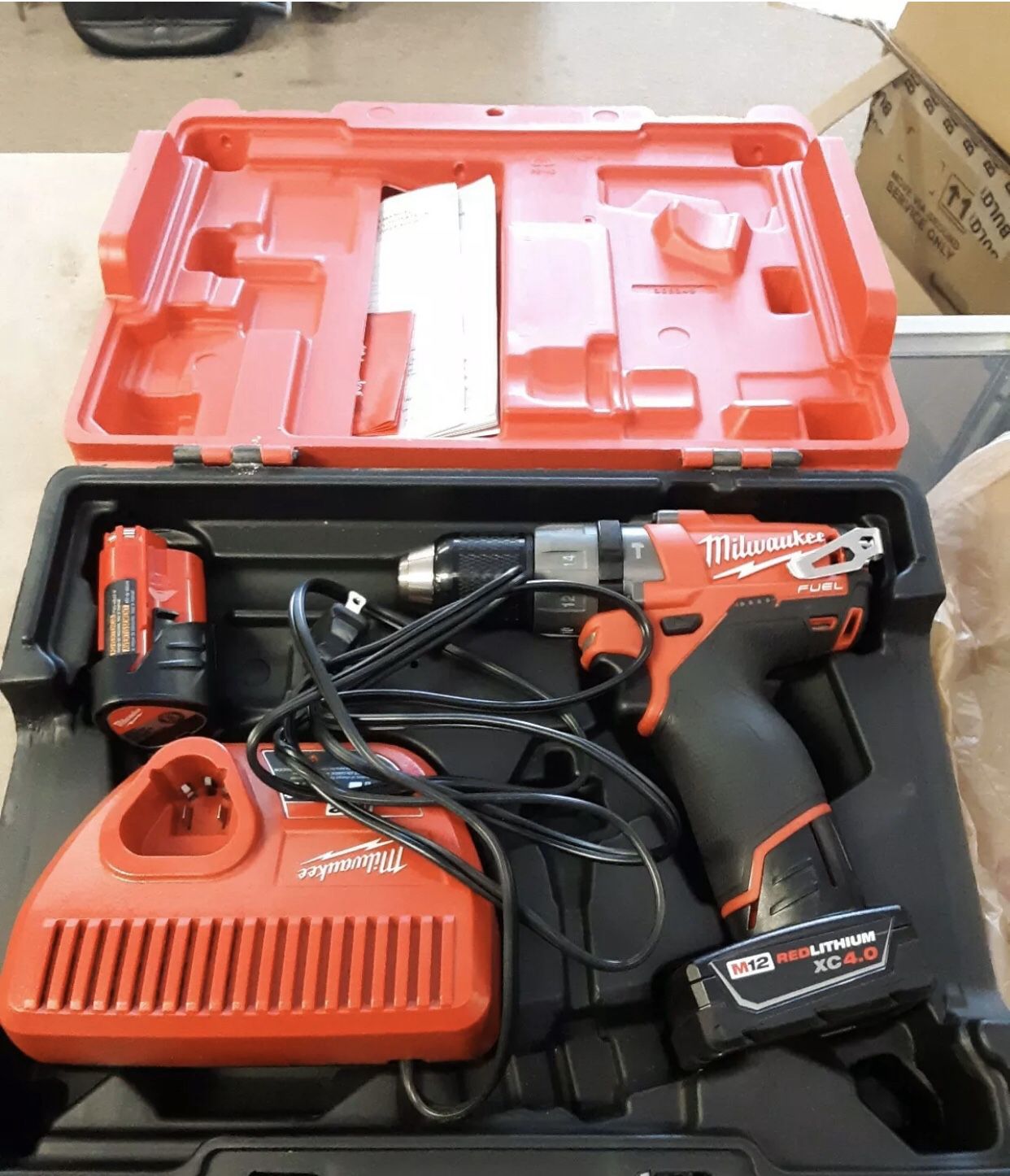 Milwaukee m12 Fuel drill kit. 2504-22