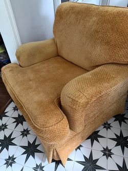 Over stuffed armchair