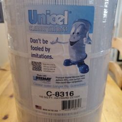 Unicel C-8316 150 Square Foot Media Replacement Pool Filter Cartridge with 215 Pleats, Compatible with Hayward Pool Products