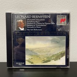 Vaughan Williams Symphony No 4 CD Royal Edition 96/100 Bernstein Sony Classical
