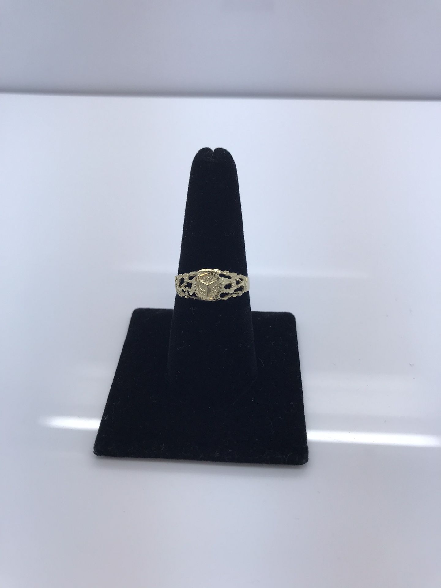 10k gold nugget ring new