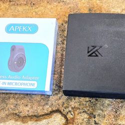 Headphones And Bluetooth Adapter