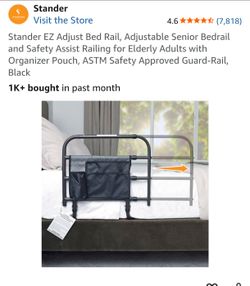 Adjust Bed Rail with Organizer Pouch