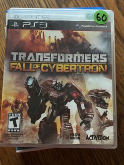 Transformers fall of cybertron ps3