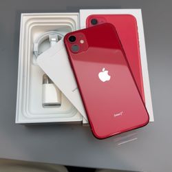 APPLE 11 64GB CRICKET  LIKE NEW IN ORIGINAL BOX 