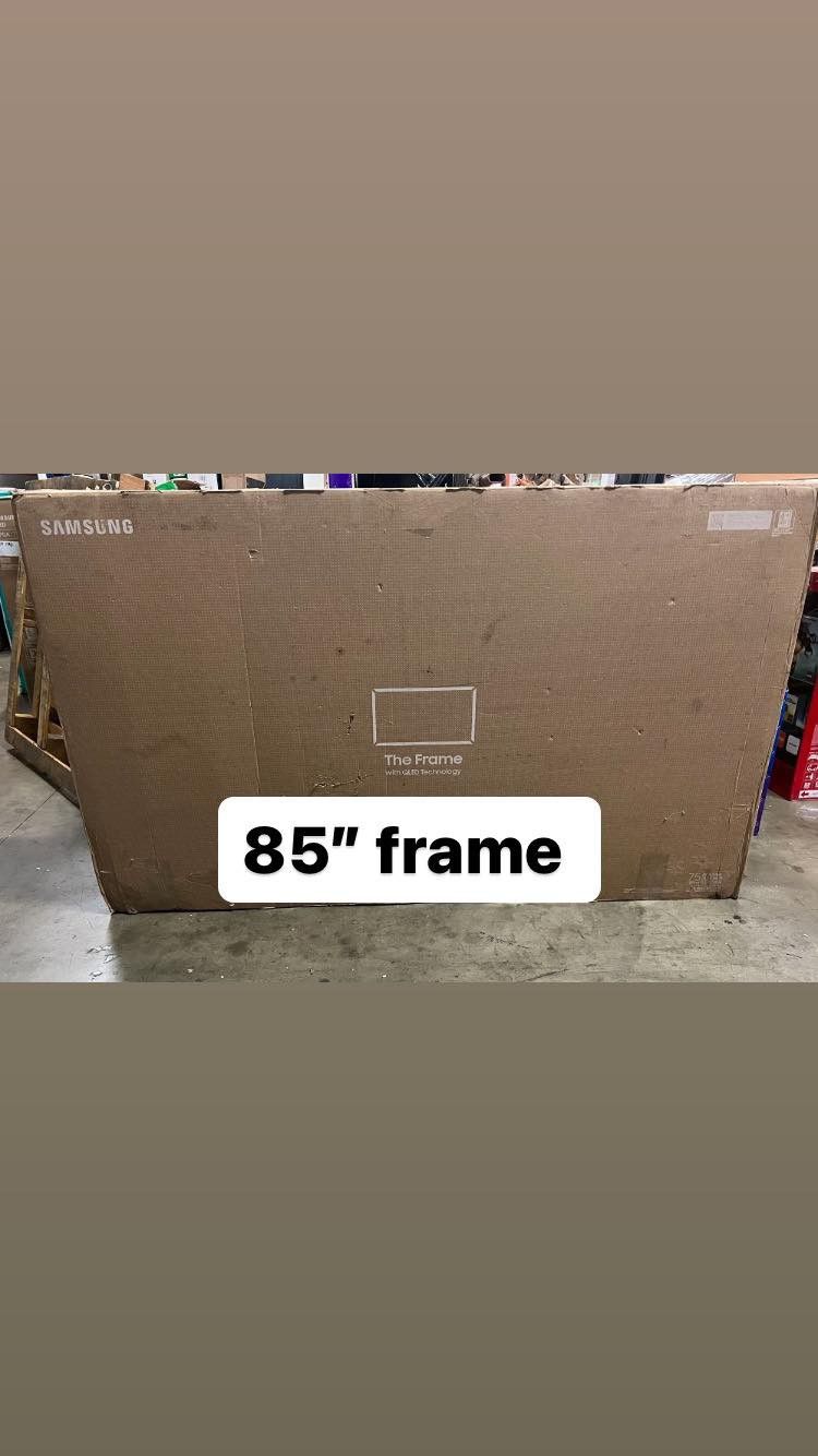 SAMSUNG 85-Inch Class QLED 4K The Frame LS03B Series, Quantum HDR, Art Mode, Anti-Reflection Matte Display, Slim Fit Wall Mount Included, Smart TV w/