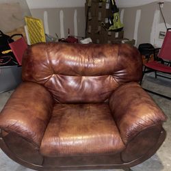 Leather Sofa Set 