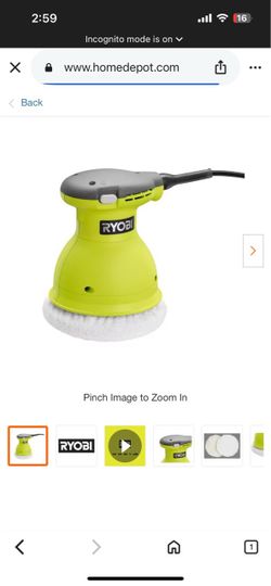 Ryobi polisher 50% off retail