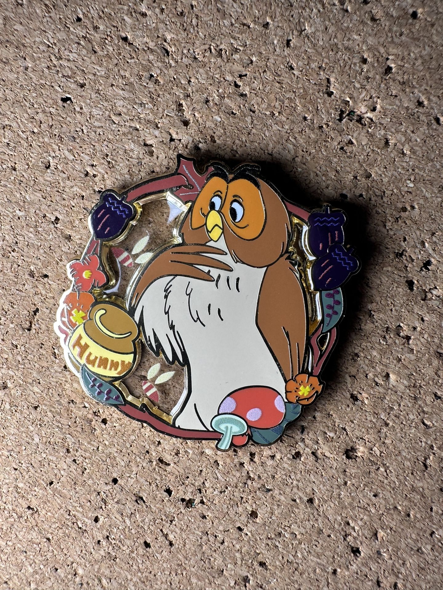 Disney Winnie the Pooh Character Wreaths Blind Box Pin- Owl - BoxLunch Exclusive