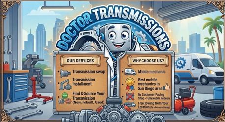Transmission Swap & Install Services (San Diego Area)