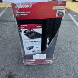 Husky 40.8In Black Truck Tool Box