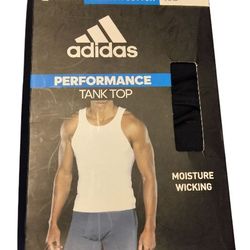 Adidas Men's 2Pcs Black Tank Tops XXL 