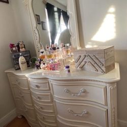 Antique Dresser With Mirror