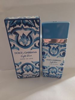 DOLCE GABBANA LIGHT BLUE CAPRI IN LOVE 1.7OZ/50ML FOR WOMEN, NEW IN BOX