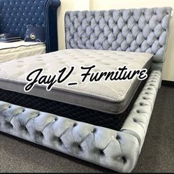 New Queen Bed Frame With MATRESS 