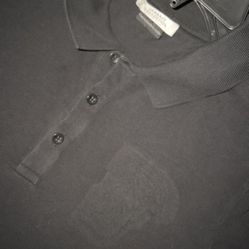 Versace Collection Medusa Navy Men’s Polo Shirt Size Small