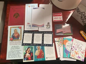Religious Prayer Cards Stationery Lot - Companion Prayers Book Immaculate Heart Mary