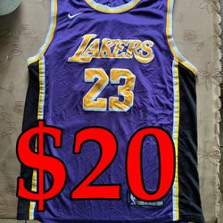 Fanatics LeBron James 23 Lakers NBA Jersey Mens Size Large