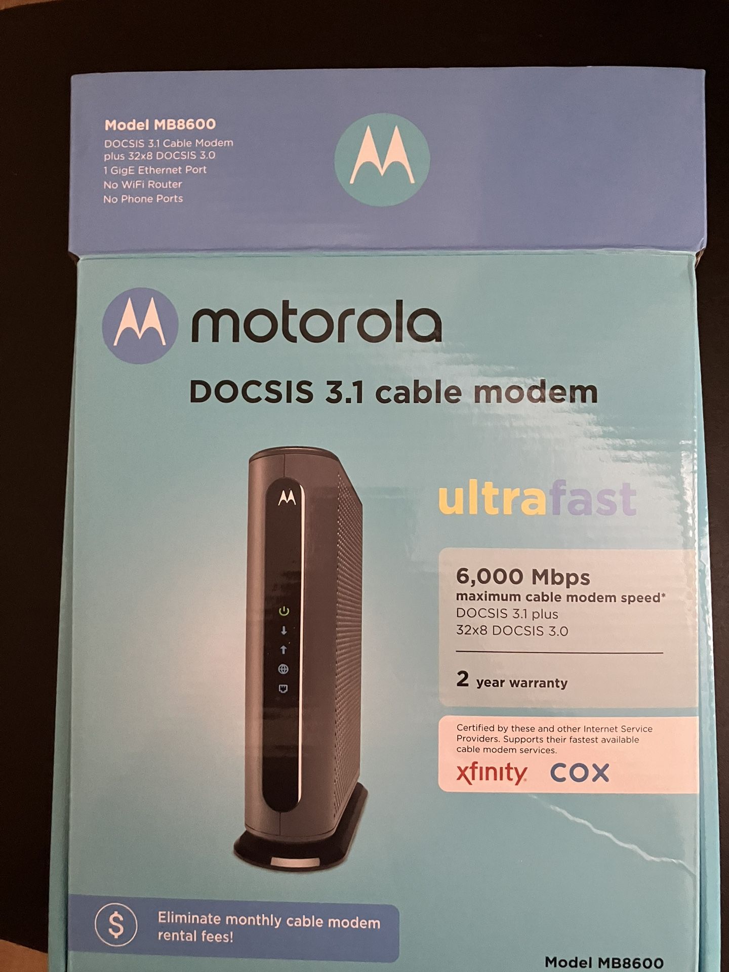 Motorola MB8600 Cable Modem