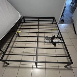 Queen Size Steel Bed Frame