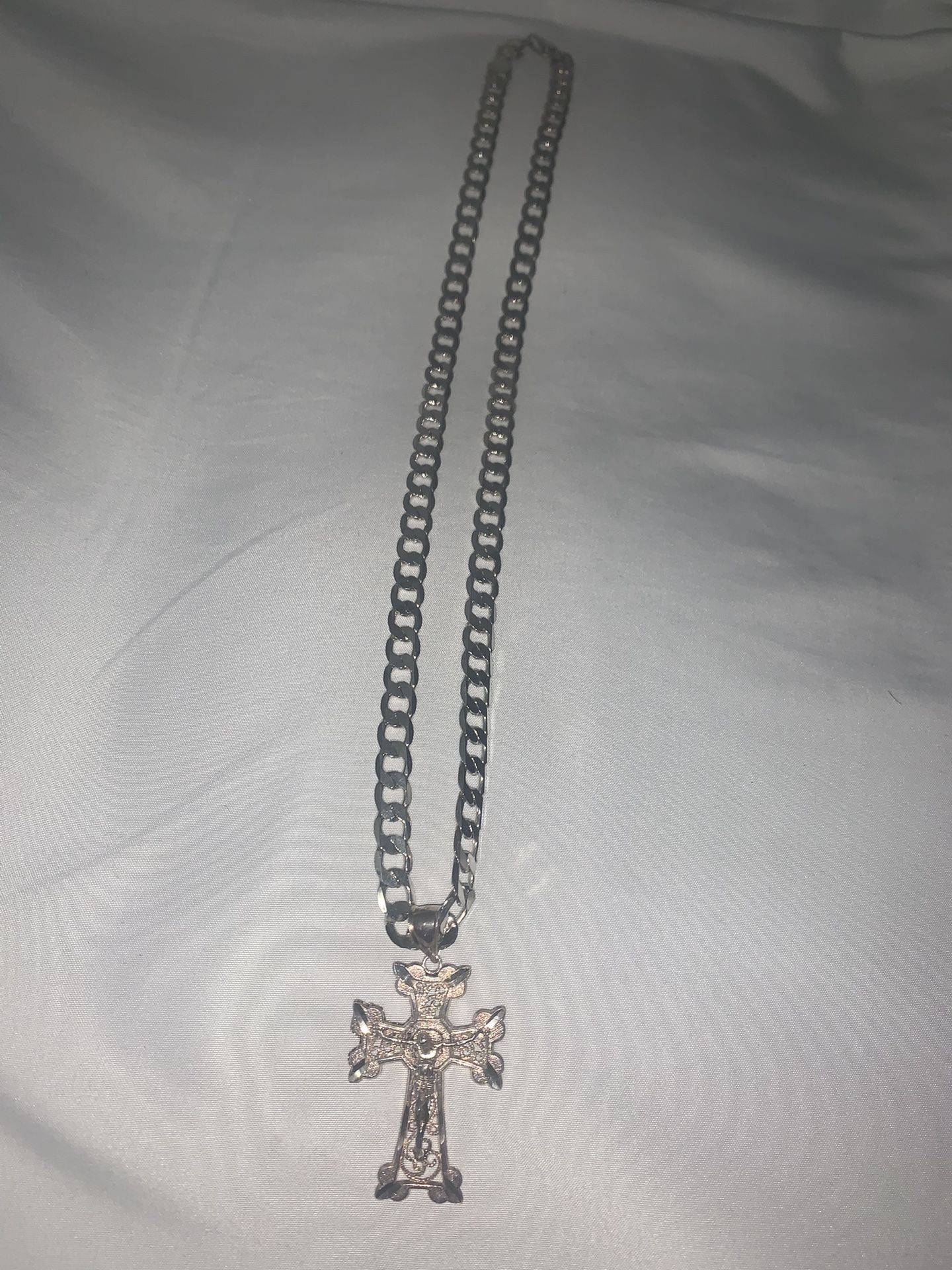 925 Sterling Silver Chain And Pendants