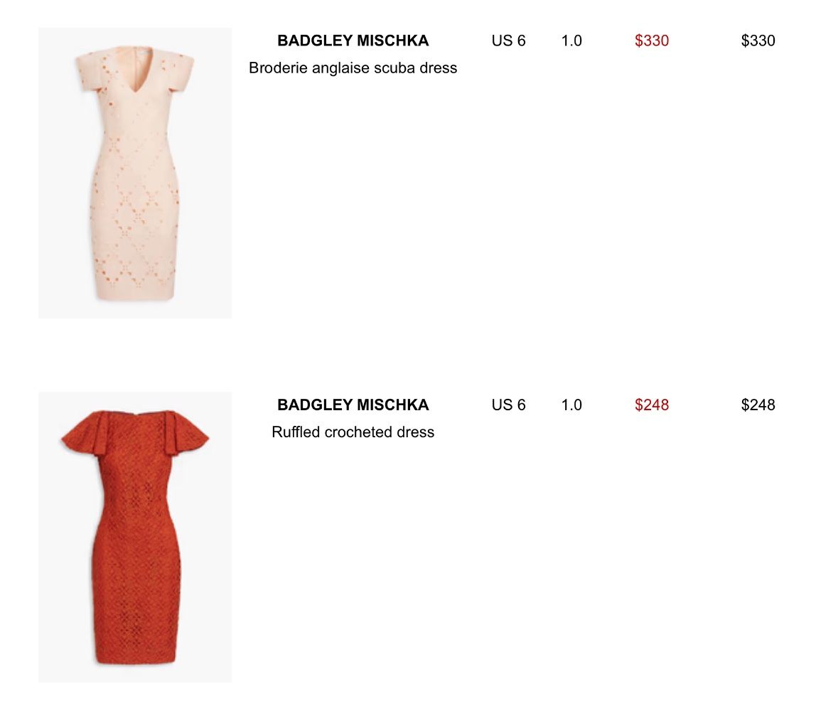 Badgley Mischka Dress