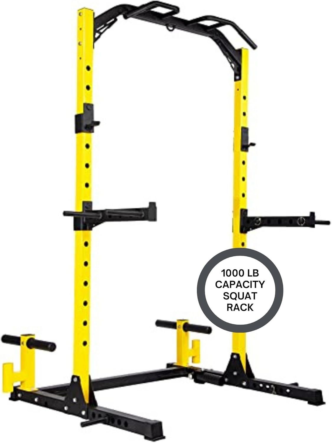 HulkFit Multi-Functional Adjustable Pro Series Squat Rack for Home Gym