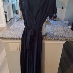FRANCESCA'S COLLECTIONS WOMEN'S MIDNIGHT BLUE JUMPSUIT 