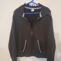 Black And White Pink Sweater Jacket Size M 