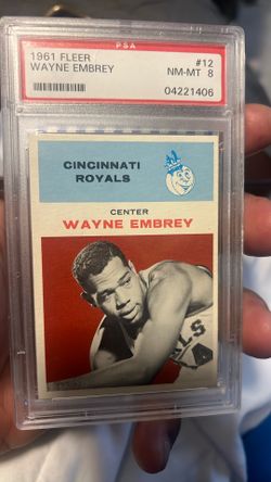 1961-62 Fleer - Wayne Embry #12 (RC) PSA 8 $400