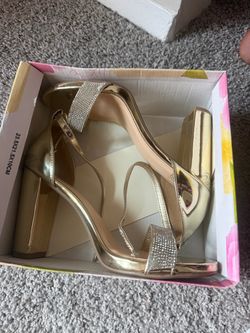 Gold heels