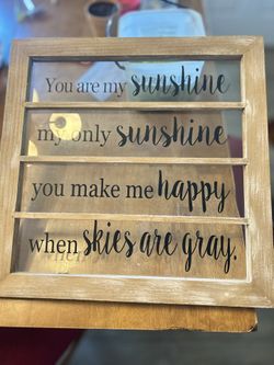 Glass & Wood Frame