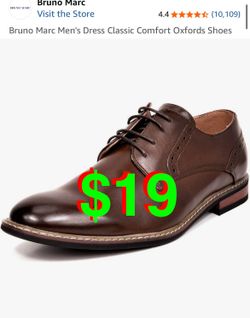 Bruno Marc Men's Dress Classic Comfort Oxfords Shoes. Size: 10