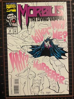 Morbius: The Living Vampire #14 (Direct Edition)- bagged and boarded