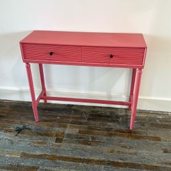 Pink Console Table